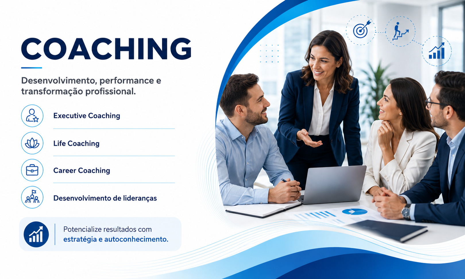 Coaching para empresas e profissionais com foco em liderança, carreira e desenvolvimento humano - GRH Brasil