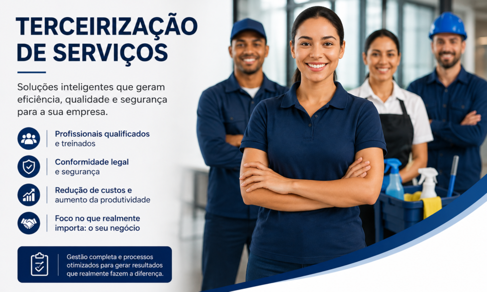 Terceirização de serviços para empresas com profissionais qualificados - GRH Brasil