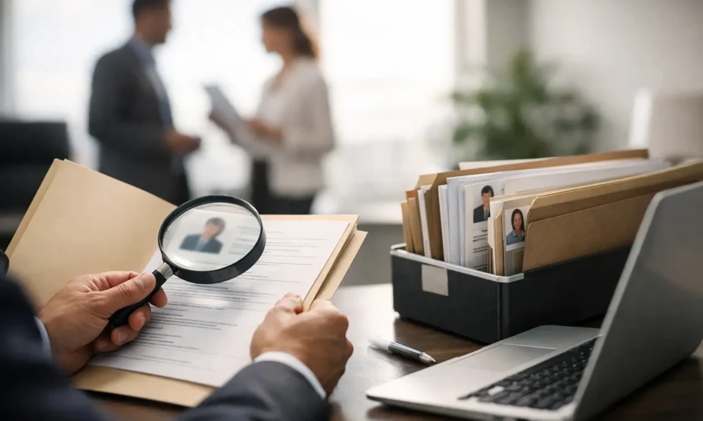 Como auditar admissões sem expor a empresa