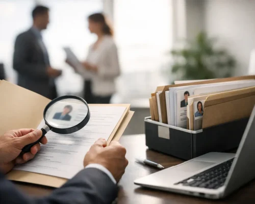 Como auditar admissões sem expor a empresa