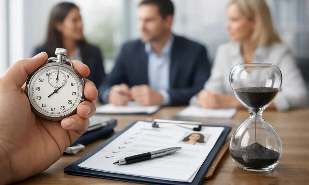 Tempo de contratação em processos de recrutamento e seleção para empresas - GRH Brasil